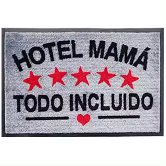 PASO FELPUDO "HOTEL MAMA" Varios colores y medidas. - 1