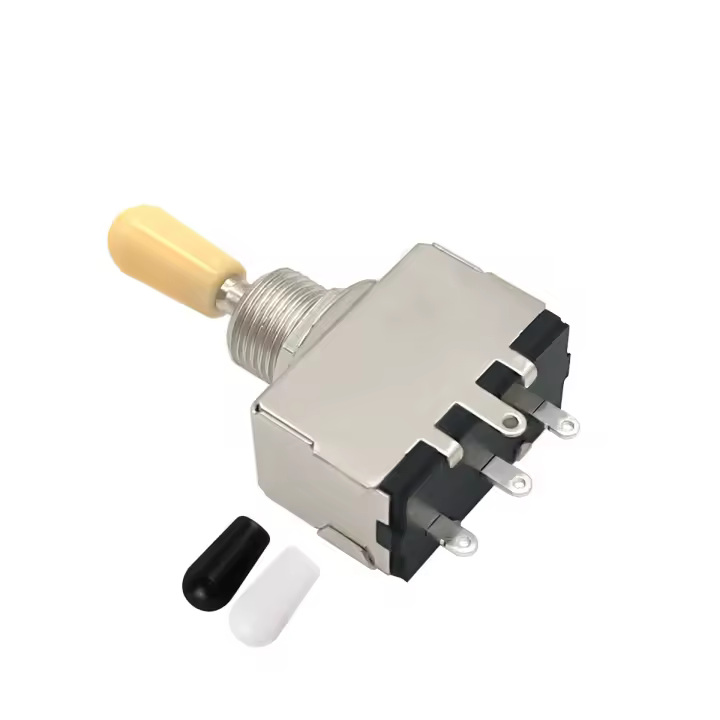 FLEOR Selector De Pickup Para Guitarra Eléctrica Estilo Caja 3-Manos Con 3 Puntos Interruptor De Toggl Para Instrumentos Musicales - 1
