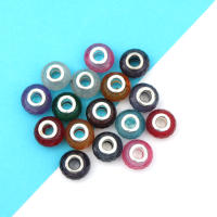 Lote De 20 Piezas De Cuentas De Resina Facetadas 14mm Con Agujero Grande Para Joyería DIY Pulseras Collares Encantos Accesorios - details 6