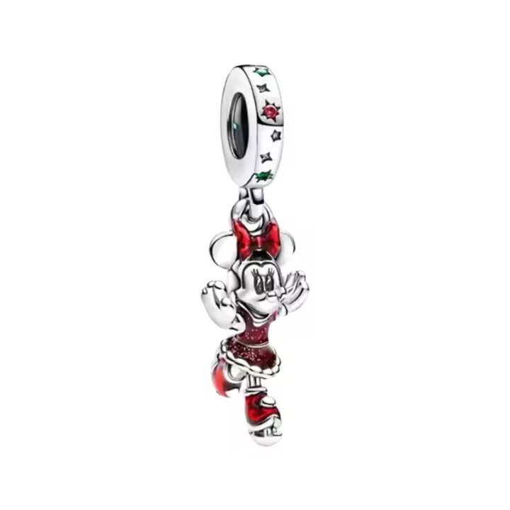 Charm Colgante Minnie Mouse Patinando sobre Hielo de Disney - Charm Universo - 1