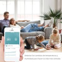 Sensor Inteligente De Temperatura Y Humedad ZigBee/WiFi Tuya Batería Poderada Para Seguridad Doméstica Compatible Con Alexa Y Google Home - details 8