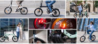 ENGWE P20 Bicicleta eléctrica plegable, motor silencioso de 250W con sensor de par, batería de 36V 9.6A, neumáticos de 20*1.95'', velocidad máxima de 25km/h, alcance de 100km, frenos de disco hidráulicos, Prácticos accesorios gratuitos - Verde - details 9