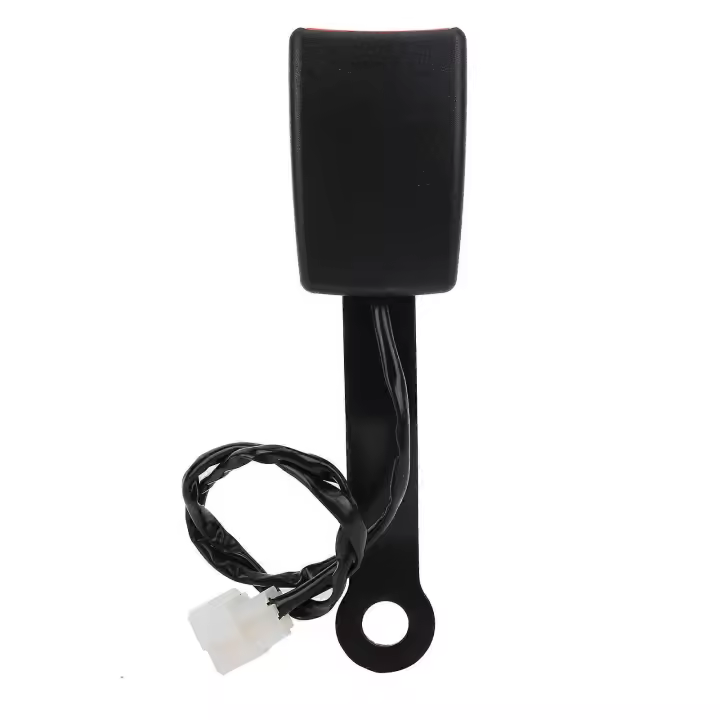 7.48in Seat Belt Buckle with Wire AntiFading Steel Certified Universal Replacement for Car - 1