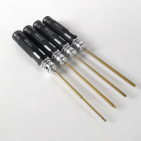 Juego De Destornilladores Hexagonales 4 En 1 1.5 2.0 2.5 3.0mm Acero TITANIO Recubierto Herramientas Para RC FPV Helicóptero Coche - details 2