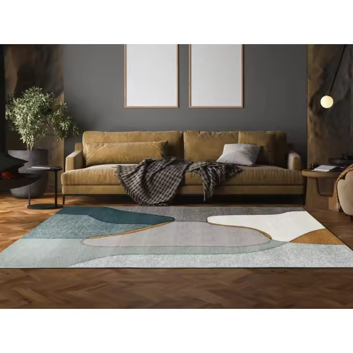 Vente-unique - Alfombra design con motivos abstractos - 160 x 230 cm - Multicolor - SUROVIA - 1