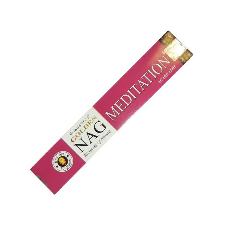 Incienso golden meditation 12x15g Nag champa - 1