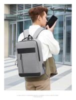 Mochila Impermeable Para Hombre Con USB Mochila De 15.6 Pulgadas Para Laptop Estilo Clásico Material Nylon Capacidad 20-35 Litros - details 19