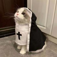 Disfraz De Gato Para Perro Pequeño Ropa De Fiesta Divertida Transpirable Para Todo El Año Accesorios Para Perros - details 4