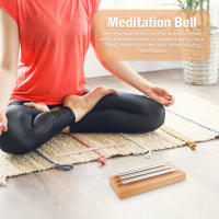 Campana De Mano Para Meditación Tres Tonos Trio Instrumento De Percusión Musical Oriental Para Yoga Y Oración - details 3