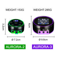 Aurora 2 Suministro De Energía Para Tatuaje Con Doble Salida Pantalla Táctil LCD Aurora 3 Upgrade Para Máquina De Tatuaje Y Pluma De Rotación - details 10