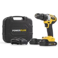 POWERPLUS POWX00512 TALADRO/ATORNILLADOR PERCUTOR SIN ESCOBILLAS 20V 2 BAT. - Envío desde España en 24h. - details 0