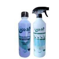 ECO-JIN GLOW ORIGINAL 1L y DIFUSOR. Aroma de Laboncler. Quita disuelve todo tipo de manchas. Gran Poder Desengrasante Biodegradable Para suelos, espejos, cristales, aseo, cocina, muebles, lavadora y todo tipo superficies - details 0