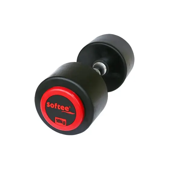 mancuerna pro-sport softee color negro tamaño 18 kg - 1
