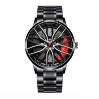 Reloj Deportivo De Moda Para Hombres Reloj De Pulsera De Cuarzo Impermeable Con Correa De Acero Inoxidable Reloj Creativo Para Casual - details 1