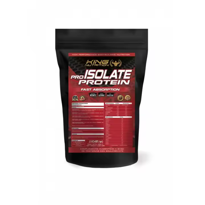 Pro Isolate Protein 1Kg King Nutrition Proteína Isolada - 1