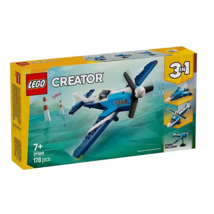 LEGO CREATOR 3 IN 1 AERONAVE: AVION DE CARRERAS, SET 31160 - 1