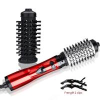 Peine Secador Eléctrico Rotativo De 360 Grados Con 2 Cabezales Reemplazables Secador Calentador De Pelo Para Rizado Y Volumen - details 16