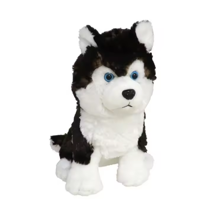 Peluche perrito Husky Siberiano de 30cm de tamaño tacto suave y blandito edad +3 años CH24209 - 1