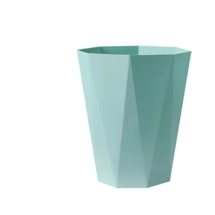 Bandeja De Papel Grande Capacidad Plástica Para Baño Dormitorio Cocina Oficina Recipiente De Basura Doméstico Con Abertura - 1