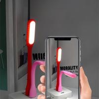 Lámpara De Lectura USB Mini LED Portátil Luz Nocturna Para Camping Ahorro De Energía Color Random Para Libro Computadora - details 4