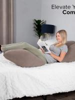 Almohada Inflable Para Elevación De Piernas Con Bolsa De Almacenamiento Versátil Para La Circulación Sanguínea Y Masaje - details 0