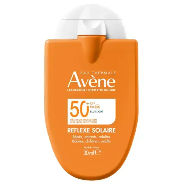 Avène Solar Reflexe Solar SPF50+ 30ml - Protección Muy Alta para Pieles Sensibles - 1