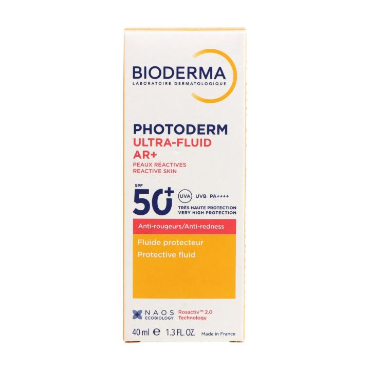 Bioderma Photoderm Ultra-Fluid AR+ SPF50+ Antirojeces 40ml — oferta en Miravia