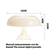 Lámpara De Mesa Creativa Y Moderna En Vidrio Para Decoración De Hotel Habitación Luz De Lectura Protección Para Los Ojos Con LED Tamaño 32*23CM - details 8