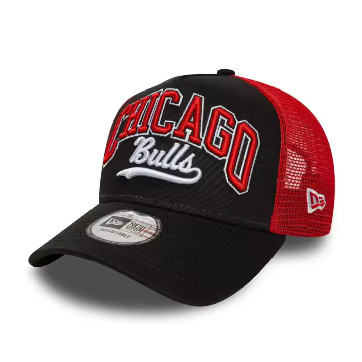 Gorra Chicago Bulls NBA Script 9FORTY E-Frame Trucker Negro - 1