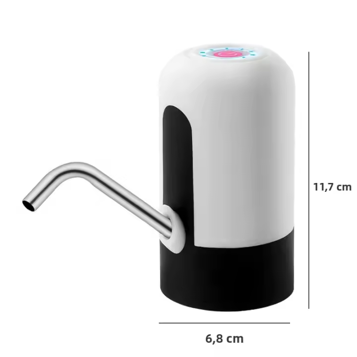 Bomba De Agua Portátil Para El Hogar Y Escritorio Mini Despensador Eléctrico Automático Absorbedor De Agua Con Suministro USB Negro Y Blanco - 1