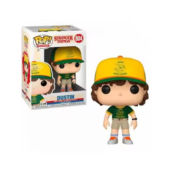 Funko Pop Llavero Dustin Stranger Things 804 Coleccionable 10 Cm - 1