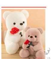 Muñeco De Peluche De Oso Para Día De San Valentín Regalo Para Niñas Juguetes De Animales Suaves Rellenos De Algodón PP Edad Recomendada 3-18+ - details 6