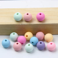 Triturados De Acrílico Mate En Colores Macarón 6/8/10mm Para Creación De Joyas Pulseras Collares Accesorios DIY Forma Redonda - details 3