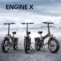ENGWE Engine X Bicicleta eléctrica plegable 20*4.0 pulgadas Neumáticos gruesos Chaoyang todoterreno Motor de 250W E-Bike Batería de 48V 13Ah Velocidad máxima de 25 km/h Alcance de 100KM Freno de disco dual Carga máxima de 150KG - Blanco - details 0