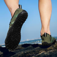 Zapatillas De Natación Para Hombre ALIUPS Zapatillas De Agua Cuero Sintético Y Malla Cierre De Lazo Antideslizante Para Playa Río Natación Y Gimnasio - details 5