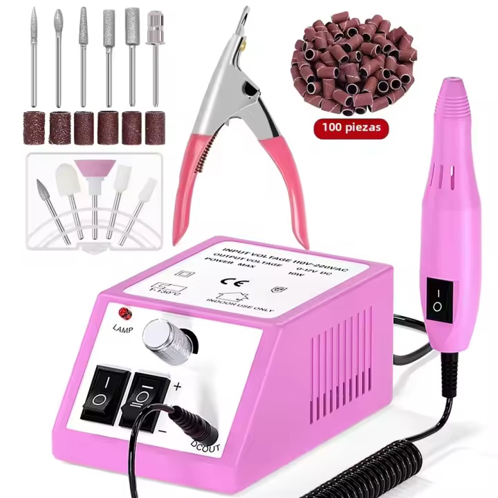 LULAA Set De Manicura Eléctrica Profesional Con Sándwich De Uñas Y Pulidora De Uñas Herramienta De Corte Para Uñas - 1