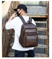 Mochila De Cuero PU with Carga USB para hombre, Morral grande para Orden portátil, mochila Escolar para adolescentes y niños, alta calidad - details 5