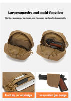 Bolso De Hombro Invisible D12 Impermeable Y Transpirable Para Caza Y Camping Tácticas Exterior Bolso Transversal Versátil De Montaña Y Selva - details 7