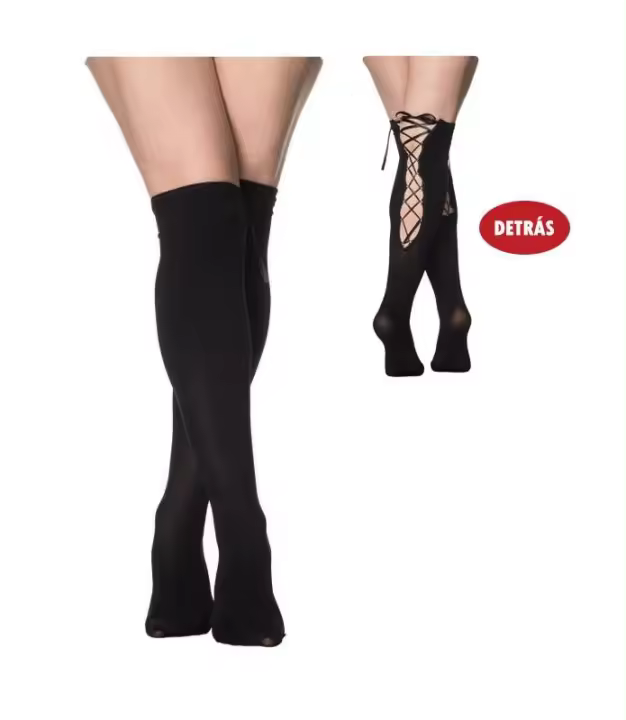 Medias negras Cordón Lively Stockings Banned AC2286 - 1