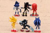 Set De 6 Figuras Miniatura Sonic Personajes De Peluche Shadow Y Cola Modelo De Juguetes Para Niños 5-7cm Regalo De Cumpleaños - details 13