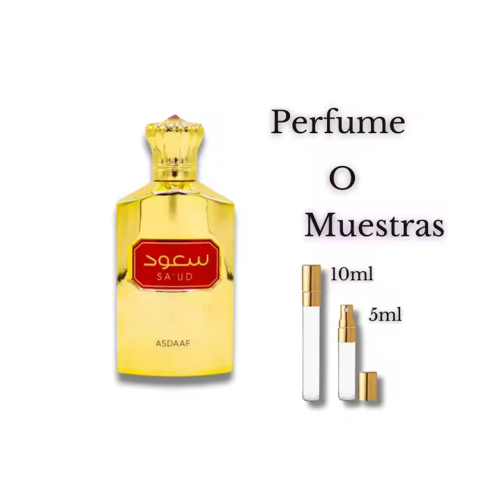Sa'ud Eau de Parfum Unisex - Asdaaf. Fragancia cálida, intensa y dulce con notas especiadas y amaderadas - 1