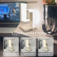 Lámpara De Escritorio LED Con Diseño Flotante Y Carga Inalámbrica 10W Control Táctil Iluminación De Noche Para Decoración Del Dormitorio - details 10