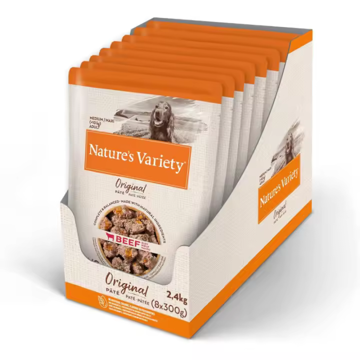 Nature´S Variety Original Paté Buey Perros Medium/Maxi - Pack 8 X 300 Gr - 1