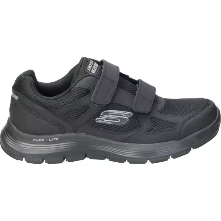 SKECHERS | Deportivas Skechers Flex Advantage Fortner 4.0 para Hombre - Zapatilla Deportiva en Color Negro – Sneaker con Cierre Ajustable – Fácil de Poner y Quitar – Estilo Casual – Alta Calidad y Comodidad – Zapatillas Versátiles – Modelo 232578-BBK - 1