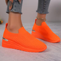 Zapatillas De Mujer Ligeroa Y Comodas Con Punta Redonda Moda Primavera/Otoño Zapatos Casuales Con Suela De Goma Talla Verdadera - details 1