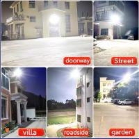 Lámpara Solar LED De Alta Potencia Para Exteriores Con Control Remoto 3 Modos Impermeable Para Jardín Y Calle Puerta De Control Solar Potente Luz Solar Exterior - details 2