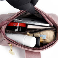 Bolso Bandolera De Mujer Con Hebilla Cuadrada Capacidad Grande Estilo Casual Lujoso Diseñador Bolso De Mano Para Viajes - details 27