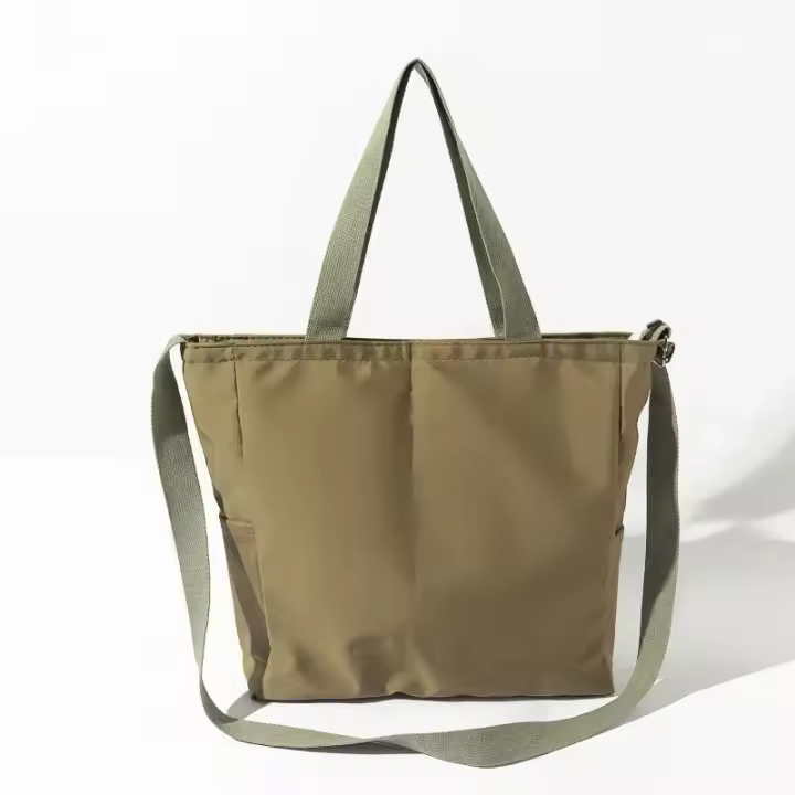 Bolso Bandolera Grande Para Mujer Xierya Capacidad De Almacenamiento Amplia Estilo Casual Cierre De Cremallera Material Impermeable Bolsa De Mano Para Estudiantes - 1