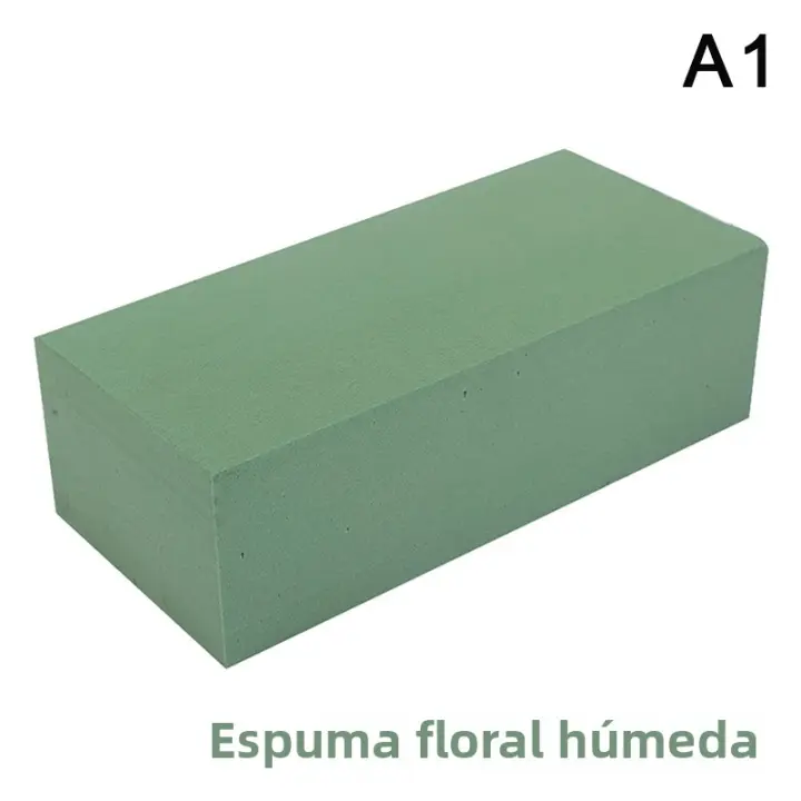 Esponja De Flores Secas Para Arreglo Floral Artificial Esponja Húmeda Gris Floristería Bloques Para Arreglo De Flores - 1