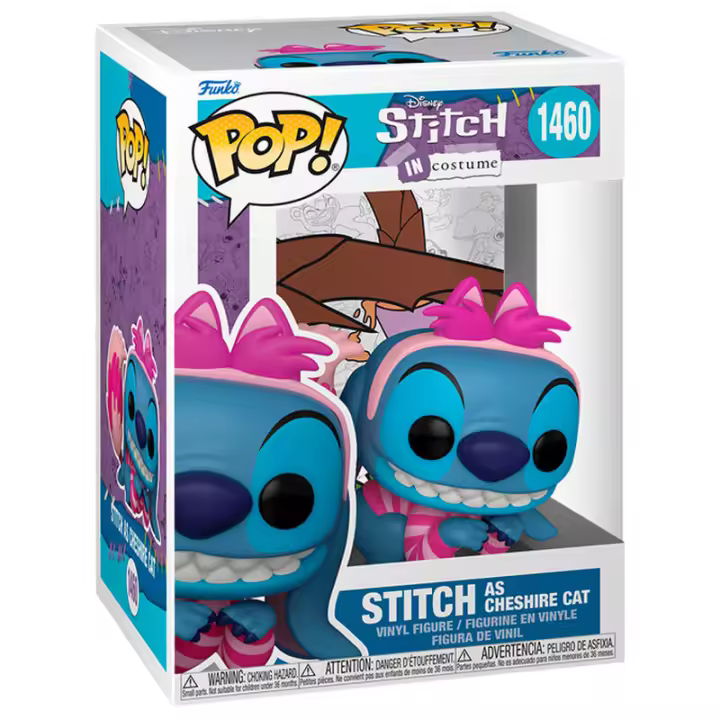 Figura POP Disney Stitch as Cheshire CatFigura  Coleccionable - Idea de Regalo- Mercancia Oficial - Juguetes para Niños y Adultos - Movies Fans - Muñeco para Coleccionistas y Exposición - 1